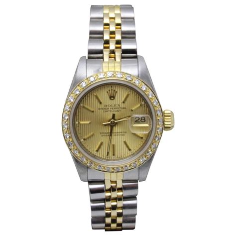 rolex 69163 diamond dial diamond bezel|ladies rolex with diamond bezel.